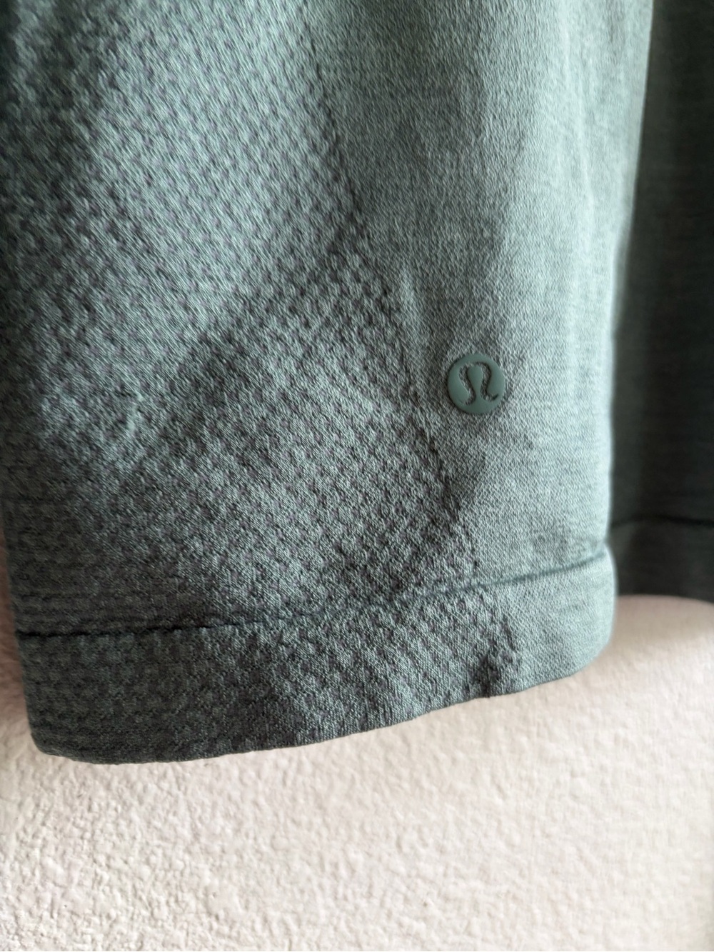 lululemon athletica Half-Zip Mock Neck Pullover in Sage - Picture 8 of 9